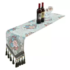 Toalha De Mesa Floral Bordada, Corredor De Mesa De Luxo Europeu, Placemats De Jantar Jacquard, Corredores De Café Em Casa - Wolf Magazine