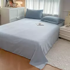 Conjunto de cama de tecido com escova de cor sólida, 2 lados, 4 peças, capa de edredom, fronha, lençol, colcha, único, queen, king size - comprar online