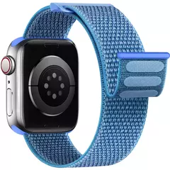 Correia de Nylon Loop para Apple Watch Band, Smart Belt Bracelet, iWatch Ultra, 40mm, 44mm, 45mm, 42mm, 41mm, 38mm, 49mm, 8, 7, 6, SE, 5, 4, 3