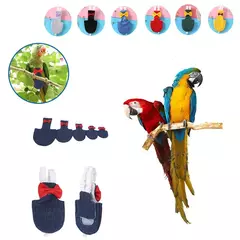 Pássaro papagaio fralda voo terno, fralda roupas para bochecha verde, periquito Conure, calopsitas, pombos, médio e grande, pássaro pet - Wolf Magazine