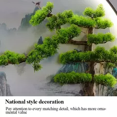 TINNY-Chinês Criativo Paisagem Mural Candeeiro, Imagem Moderna Luz de Parede, Lâmpada LED para Casa, Sala, Estudo, Decoração Do Quarto - loja online