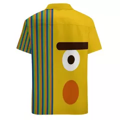 Camisas havaianas masculinas de verão, impressão 3D com listras padrão engraçado, camisas grandes soltas masculinas, roupas casuais de manga curta, moda - comprar online