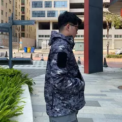 Jaquetas de caminhada de lã camuflada para homens, blusão masculino, roupas táticas, outono, 2024 - comprar online