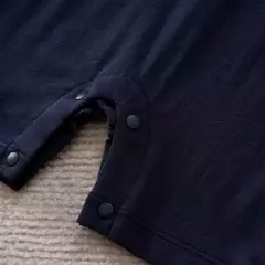 Bodysuit confortável do bebê do algodão para meninos e meninas, manga curta, pescoço redondo, navegador bonito, verão na internet