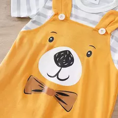 Roupa de urso fofa para criança, roupas de bebê e menina, macacão ao ar livre, traje de verão lindo de 0-18 meses, novo estilo, moda, 2024 - comprar online