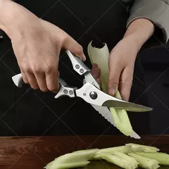 Imagem do WXCOO-Aço Inoxidável Chef Japonês Faca Set, Tesoura De Cozinha, Faca De Desossagem, Carne Cutelo, Frutas Cutelo, Peixe, Santoku Facas