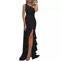 Imagem do Vestido de casamento formal feminino, vestido longo de festa, vestido feminino, casual, macio, elegante, sexy, ocasião de verão