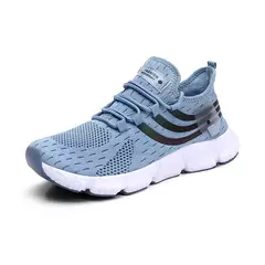 Tênis leve e respirável para mulheres, tênis casual feminino, tênis confortável, fundo grosso, verão
