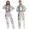 Halloween cosplay astronauta traje feminino e masculino astronauta macacão adulto espaço terno tira S-2XL