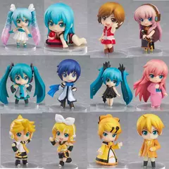1 pçs estilo aleatório 6cm novo anime hatsune miku kaito rin len q versão kawaii figura pvc modelo brinquedos boneca ornamentos presentes - comprar online