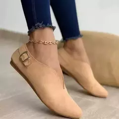 Sapatos rasos de malha respirável para mulheres, sapatos monocromáticos, sapatilhas casuais, 2022, 2024 - comprar online