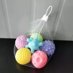 Bebê brinquedos mãos tocar bola sensorial brinquedo infantil chocalho massagem kawaii macio bola tátil desenvolvimento para bebês - loja online