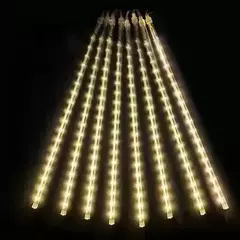 LED Meteor Shower Rain Lights Fairy String Light Impermeável Queda de chuva Festa de Natal Decoração de pátio 30cm - Wolf Magazine