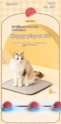 Brinquedos interativos para gatos, bola elétrica automática, brinquedos para gatos/gatinhos, animais de estimação, teaser automático inteligente, recarregável por usb - loja online