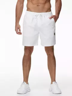 Calção casual masculino de carga, calça de jogging com cordão, leve, elástico na cintura, sólida, alta qualidade - comprar online