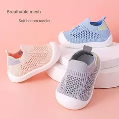 Tênis de malha antiderrapante respirável infantil, sapatos infantis, bebês meninas, meninos, fundo macio, confortável, crianças, casual, 2024 - loja online