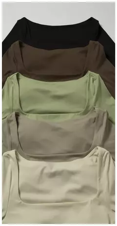 Terno esportivo de manga comprida para mulheres, conjunto de ioga fitness, roupas de ginástica, roupas esportivas femininas, camisa de corrida, 2 peças - comprar online