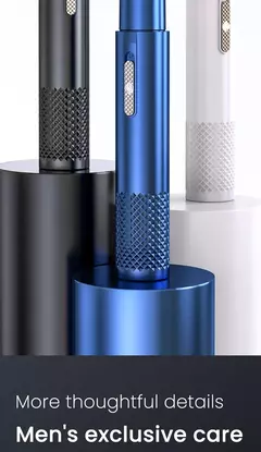Aparador elétrico recarregável de cabelo para nariz, corte multicinético, recarregável, dois em um, unissex, totalmente automático, aparador lavável - comprar online