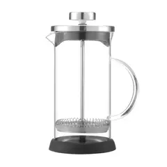 Cafeteira de vidro de aço inoxidável, French Press Coffee Potes, Hand Brewing Coffee Pot, Chá Brewing, Milk Pot para casa, 350-1000ml na internet
