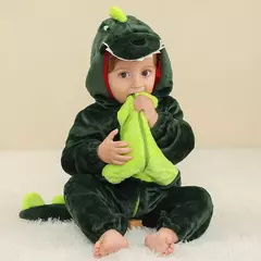 Macacão de flanela para bebés, Macacão Kigurumi, Macaco, Unicórnio, Vaca, Leão, Animal Cosplay, Pijama para 1 a 4 anos Crianças, Meninos, Inverno - comprar online