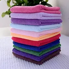 Pano De Mão De Cara De Algodão De Fibra Macia, Toalhetes De Banho Práticos, Pano De Mão De Praia, Acessórios De Banheiro De Casa, 10Pcs - comprar online