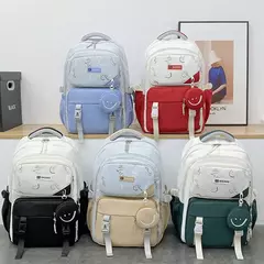 Mochila escolar com bolsa para meninas e meninos adolescentes, mochila infantil, bolsa de livros para estudantes primários, estudante do ensino médio