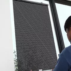 Pára-sol retrátil automotivo, Pára-sol do carro, cortinas de proteção solar, isolamento térmico, Rolling Shutter, quarto, cozinha
