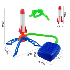 Foot Pump Launcher para crianças, ar ao ar livre pressionando pedal subindo brinquedo, jogo terno, salto esporte, presente - comprar online