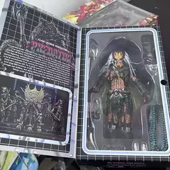 Neca figura mais velha predador clã líder guerreiro figura de ação chefe alienígena modelo colecionável brinquedos conjunta móvel presente de ano novo