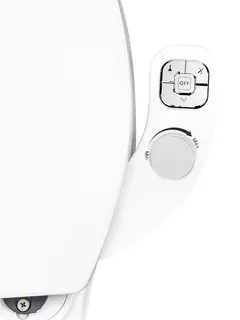 SAMODRA-Fixação do Assento Sanitário, Bidé de Botão, Limpeza Não Elétrica, Bocal Duplo, Lavagem Frontal e Traseira, Água Fresca