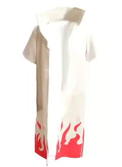 Brdwn unissex 4a geração yondaime hokage namikaze minato cosplay traje capa boné trincheira - comprar online