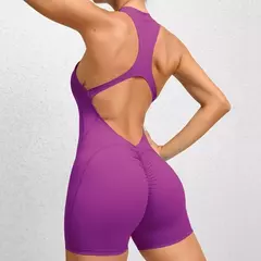 Macacão esportivo feminino com zíper, macacão fitness, roupas de treino, conjunto esportivo, roupas de ioga, azul, vermelho, rosa, curto, novo, 2022