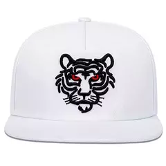 Boné masculino bordado tigre, chapéu snapback de algodão, ajuste adulto, sol casual ao ar livre, moda hip-hop, osso - loja online