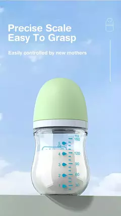 Imagem do Mamadeiras de leite antiflatulência recém-nascidas, Mamadeira, Vidro, Sem BPA, 90ml, 160ml, 1pc