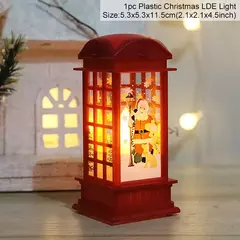 Natal LED Light Lantern, Decoração para casa, Quarto, Fairy Lights, Ano Novo, Lâmpada decorativa, 2023 na internet