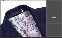 Blazers casuais de peito único masculino, jaqueta justa, escritório comercial e social, marca de moda, primavera e outono, 5XL - comprar online