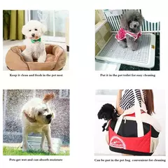 Imagem do 1 pacote/20/40/50/100 pçs super absorvente fralda para animais de estimação cão treinamento xixi almofadas tapete descartável fraldas para cães gato esteira de superfície de secagem rápida
