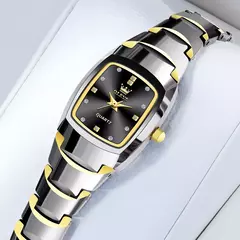 OLEVS-Relógio de aço inoxidável impermeável para mulheres, relógios luxuosos de ouro para senhoras, moda criativa, relógio de pulso elegante