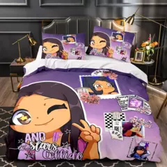 APHMAU-Conjunto de cama impressão Aphmau 3D para adultos e crianças, capa de edredão, solteiro, gêmeo, completo, queen, king size, kawaii, adulto, cama, 035 na internet