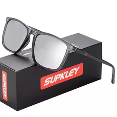 SUPKLEY Óculos De Sol Esportivos para Homens Polarizados Confortável Desgaste Quadrado Óculos de Sol Masculino Light Weight Eyewear Acessório com Origina na internet