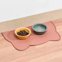 Tapete de alimentação para cães e gatos, tapete de silicone para comida de gato, antiderrapante, à prova d'água, lavável, à prova de derramamento, suprimentos para animais de estimação - comprar online