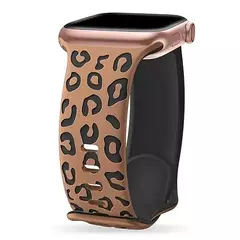 Pulseira de Silicone Gravada para Apple Watch, Faixa 45mm, 44mm, 42mm, 41mm, 40mm, 49mm, 44mm, Pulseira Correa, Série 8, 9, 7, SE, 6, 5, 4, 3, ultra 2 - Wolf Magazine