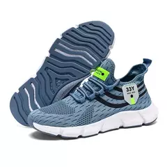 Imagem do Tênis feminino de corrida vulcanizada respirável, tênis feminino, leve, esportivo, caminhando, confortável, casual, moda