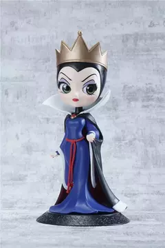 Bandai original 14cm q posket personagens da disney rainha figura de ação brinquedos para crianças presente modelo colecionável ornamentos - comprar online