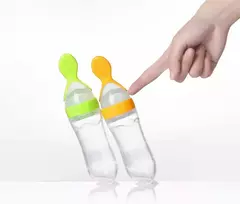 Recém-nascido Silicone Squeezed Milk Bottle, Food Grade, Training Spoon, Baby Grain, Supplement Alimentador, Seguro e Prático - Wolf Magazine