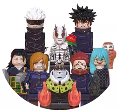 Naruto Sasuke Sakura Kakashi Obito Jiraiya Tsunade Anime Mini Homem Blocos Figura - comprar online