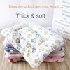 Dupla face pet esteira esteiras de pelúcia curta cama de dormir para gatos cães pequenos bonito almofada para animais de estimação cobertor quente gatinho almofada gato sofá cama