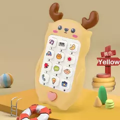 Baby's Music Sound Phone Toy, telefone, brinquedos para dormir, simulação mordedor, educação infantil precoce, presentes para crianças - comprar online