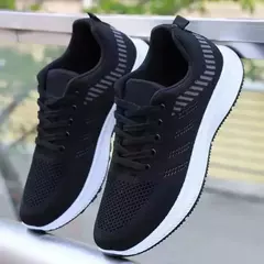 Sapatos para homens casuais deslizamento na moda tênis respirável tênis de corrida ao ar livre treinamento tênis