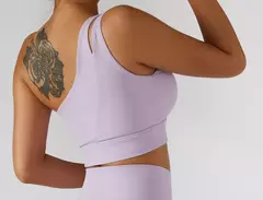 Conjunto de saia de ioga para mulheres, treino de ginástica, sutiã de ombro feminino de cintura alta, sutiã de tênis feminino - Wolf Magazine